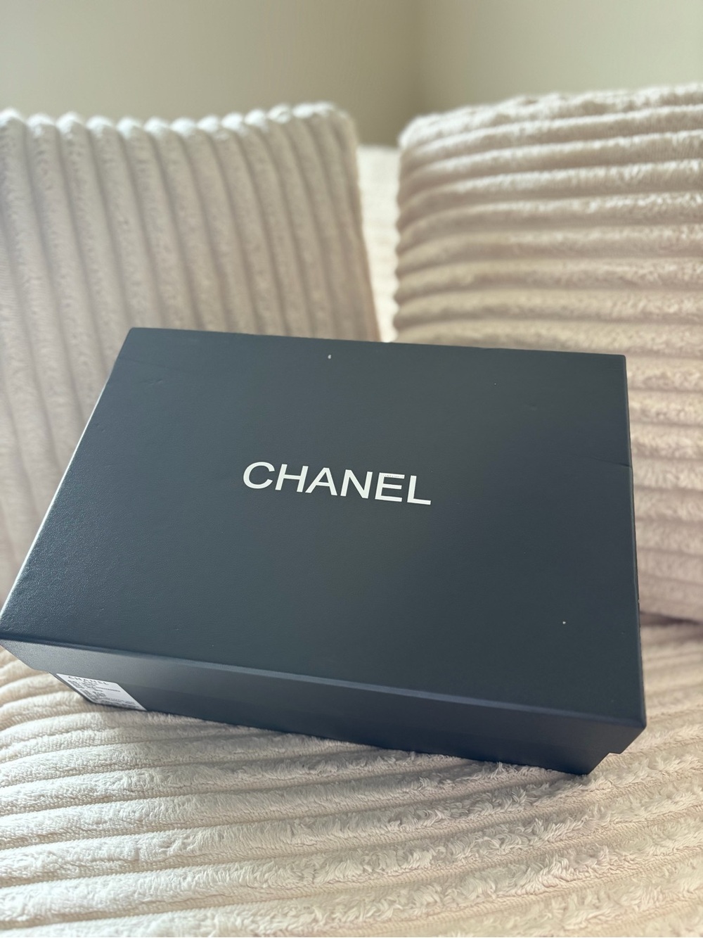 Chanel box likely accessories